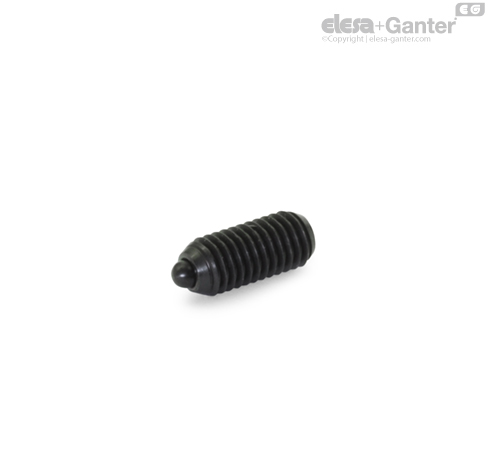 GN 615.4-B/BS Spring Plungers Spring plungers, Steel
